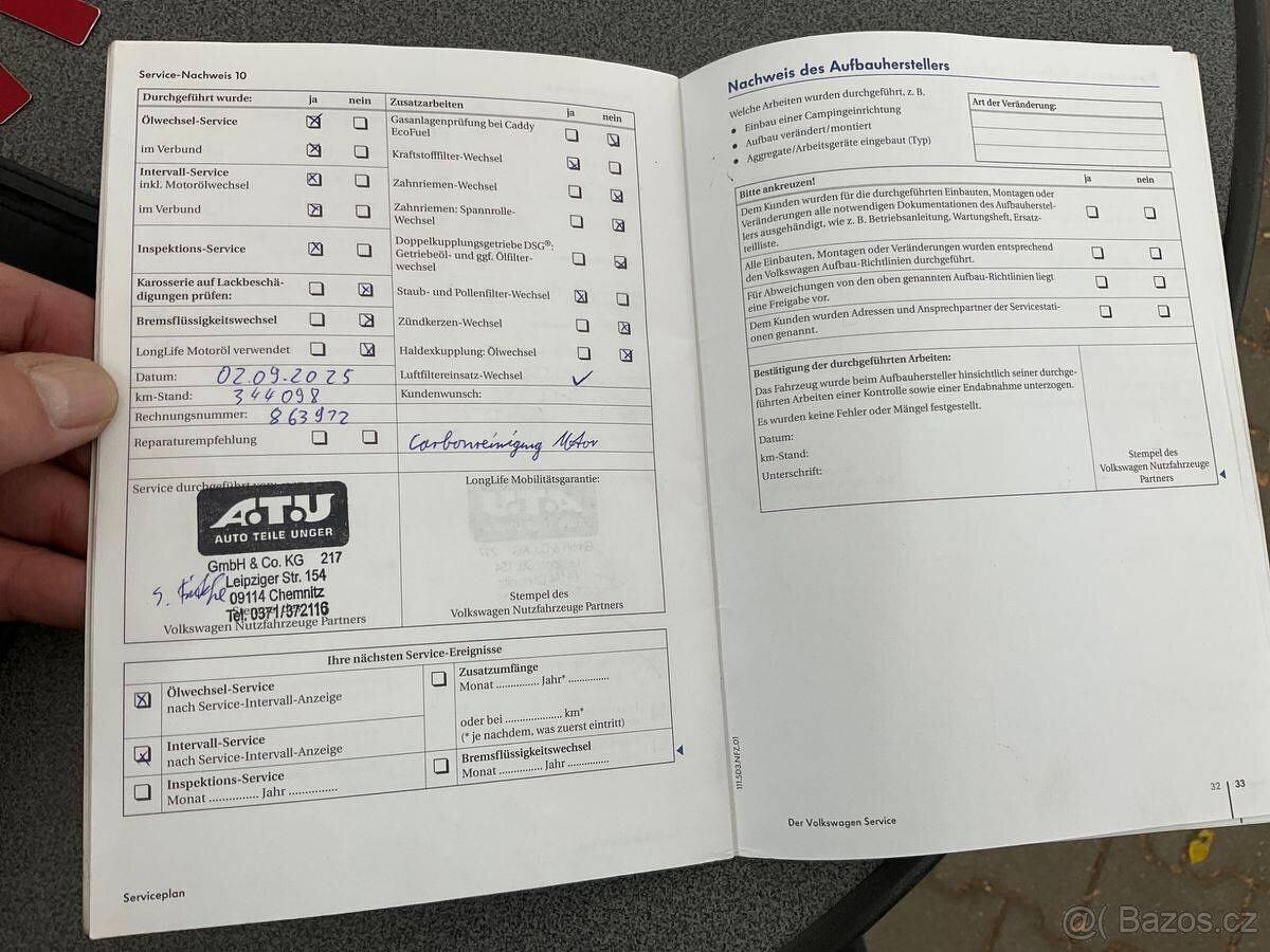 VW Caravelle T5 2.0 TDI 103kW,7.sedadel,Webasto,Tažné - 14