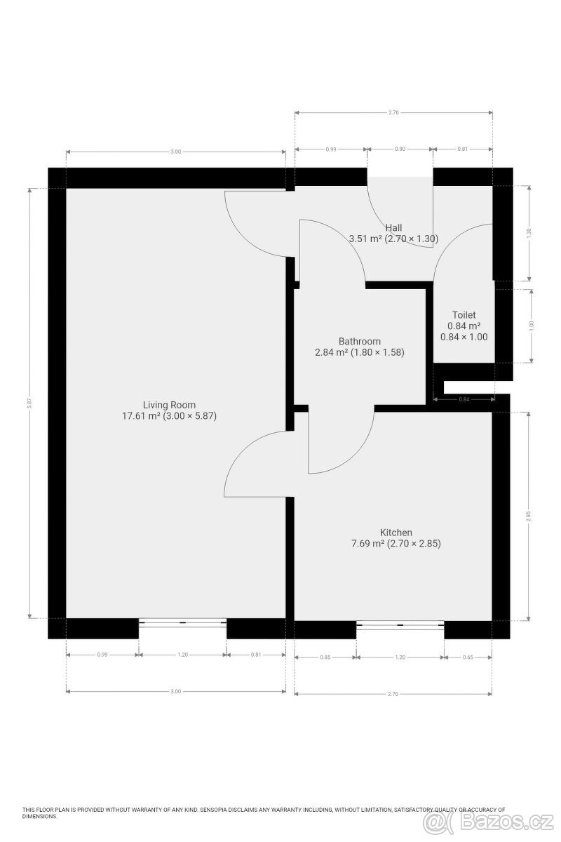 Pronájem bytu 1+1, Křenická, Strašnice, 16900 Kč/měs, 35m2 - 14