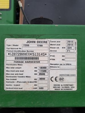 Řezačka John Deere 7280 - 14