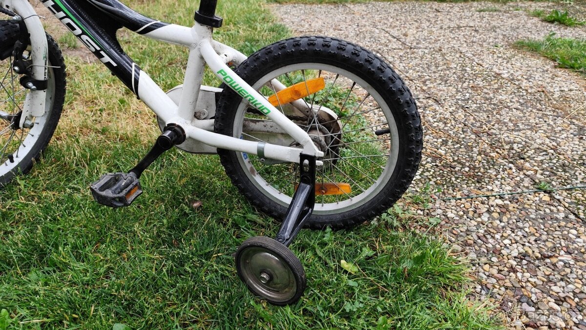 Ghost Race Powerkid 16" s kolečky a tažnou tyčí Trail Gator - 14