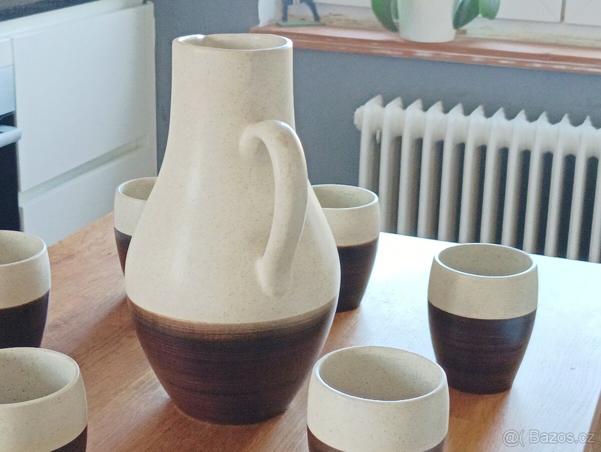 VINTAGE KERAMICKÁ NÁPOJOVÁ SOUPRAVA BRUSEL DITMAR URBACH - 14