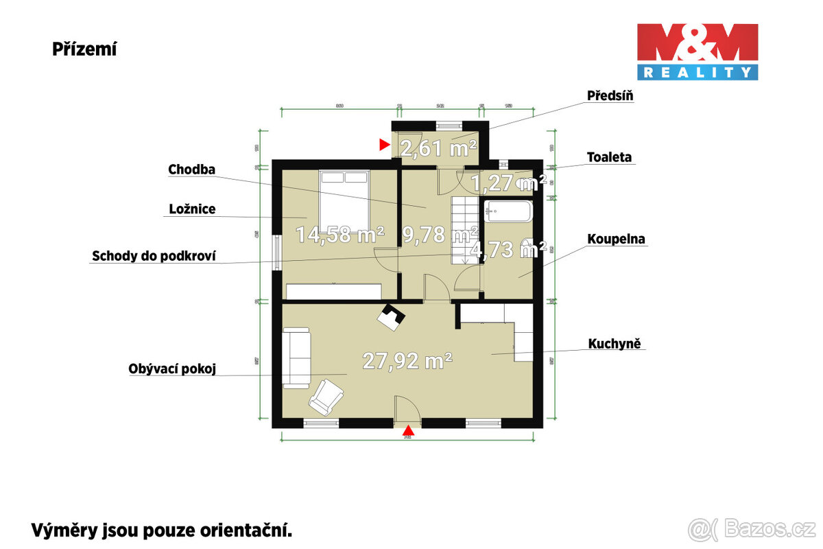 Prodej rodinného domu, 104 m², Hartmanice - 14