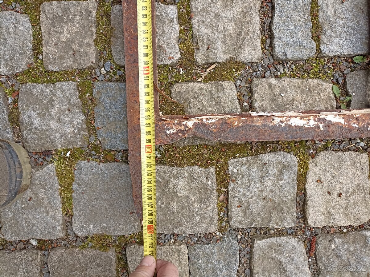 2 ks industriální, kovová okna - 14