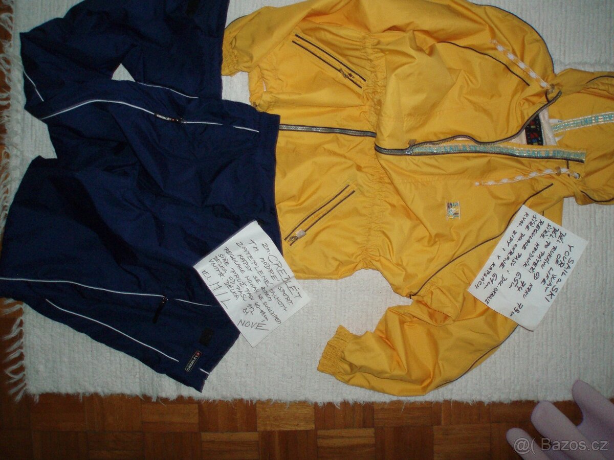 zimní oblečení na hory, oteplovačky lyžařské, bundy - 14