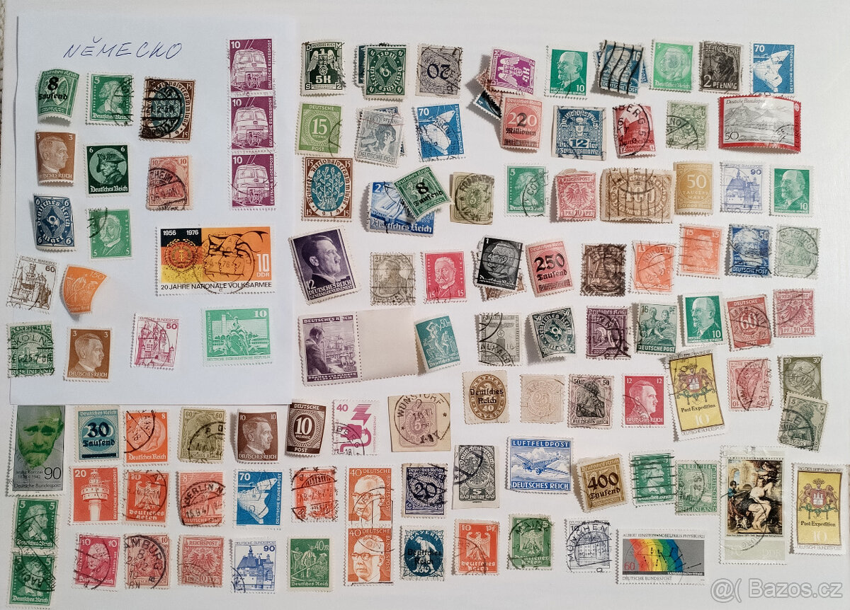 Poštovní známky sbírka 4500 tisíce kusů - 14