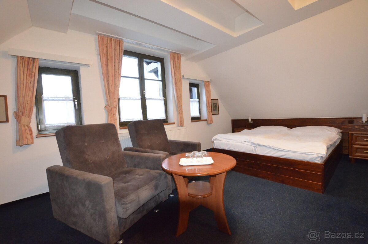 Prodej zavedeného rodinného penzionu + rozestavěná stavba - - 14