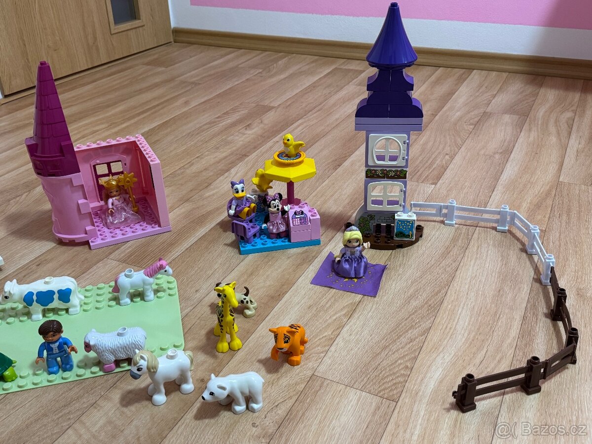 LEGO DUPLO – směs 62 kostek + úložná bedna TOP STAV - 14