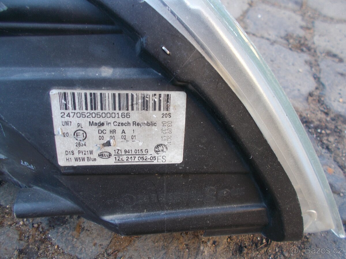 skoda octavia 2,fac,rs,predek,kod barvy 9156 - 14
