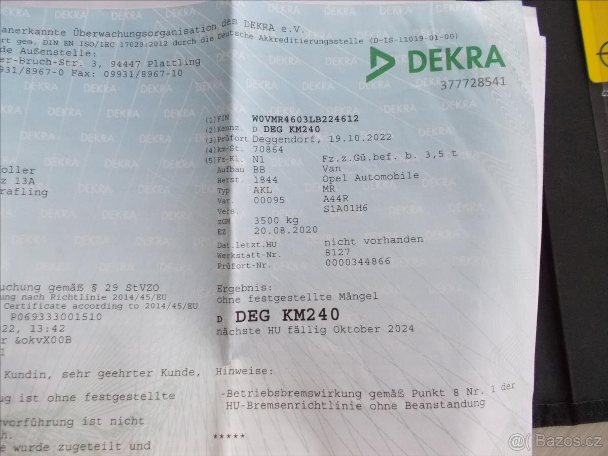 Opel Movano 2.3CDTi L3H2 132kW – 6 Míst, Možnost Odpočtu DPH - 14