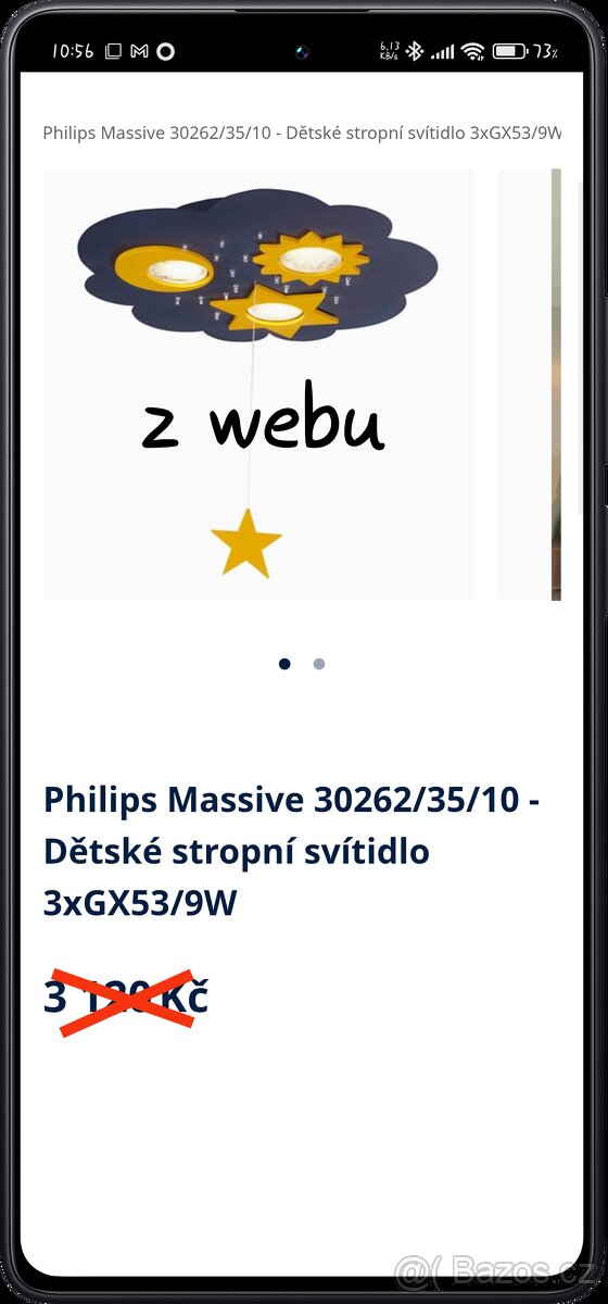 Dětské stropní svítidlo - Phillips Massive - 14