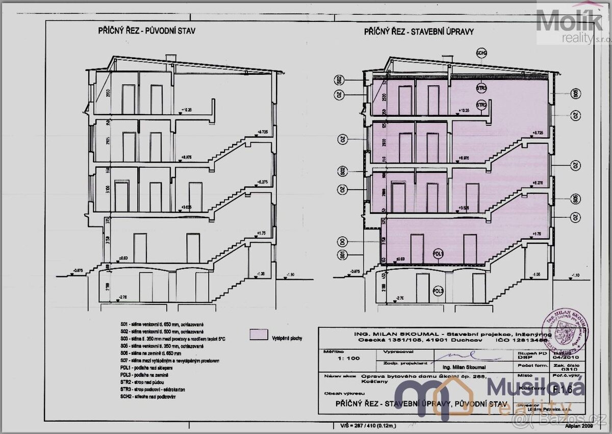 Prodej bytového domu 760 m2, pozemek 154 m2 - 14