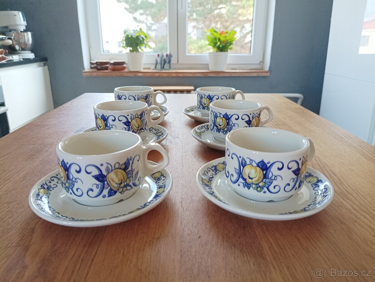 VINTAGE KÁVOVÝ SERVIS VILLEROY A BOCH LUCEMBURSKO - 14