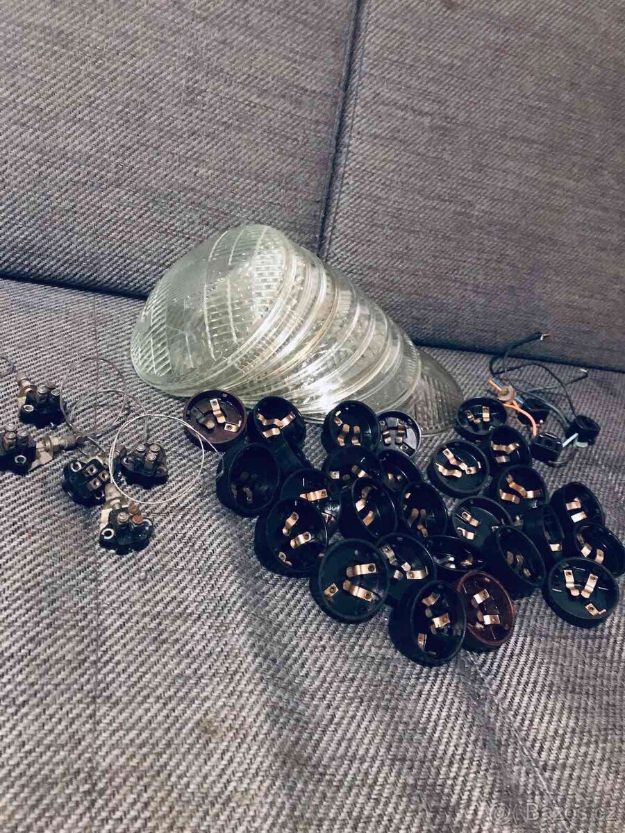 Zadní světlo odrážka žárovka kontrolka IŽ49 IŽ350 DKW - 14