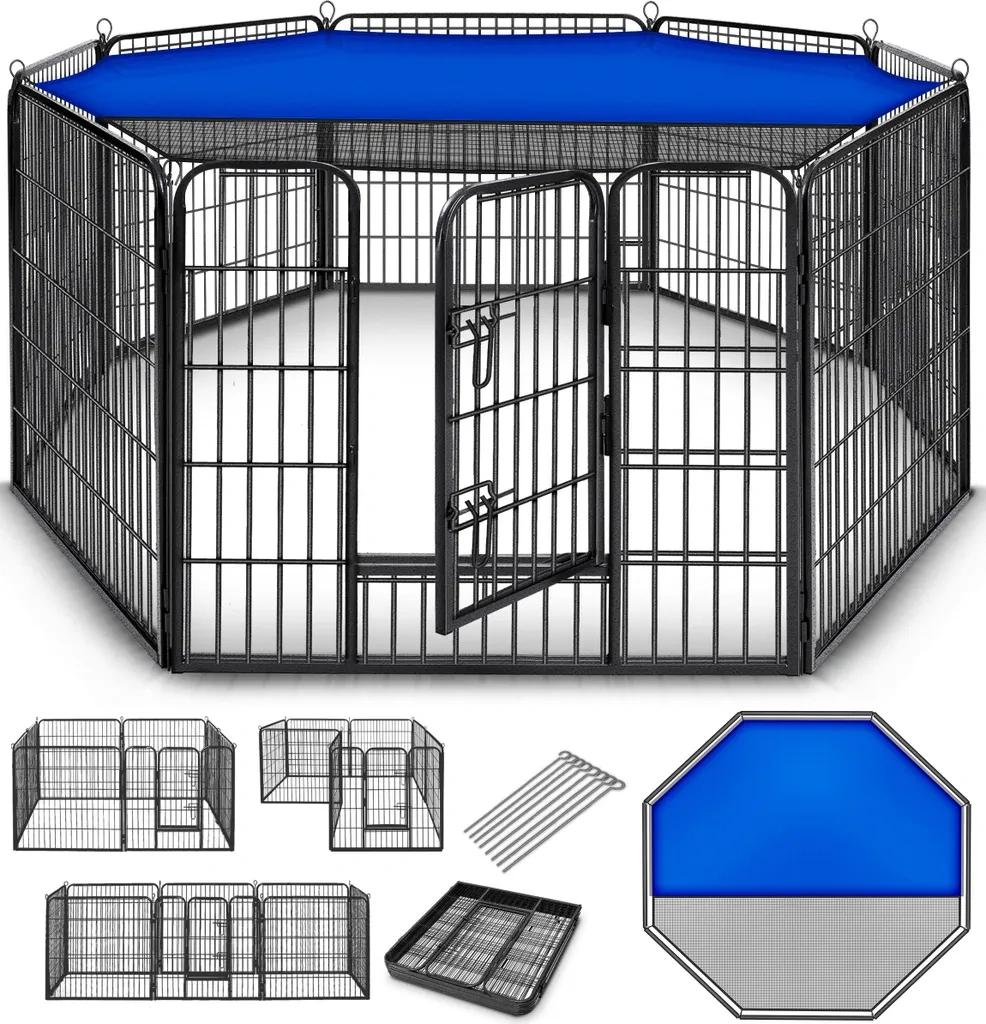 Ohrádka pro psy v.80cm, zánovní - 14