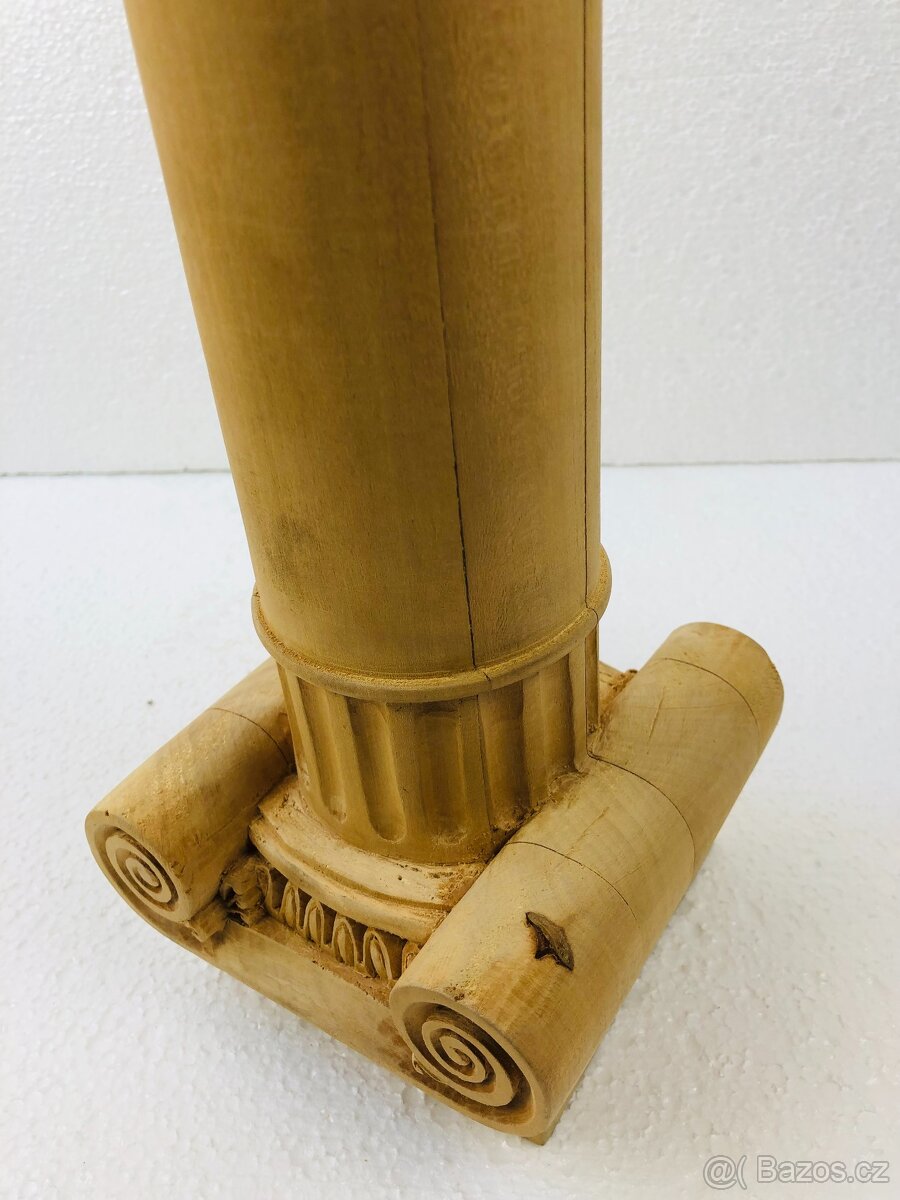 Vyřezávaný dřevěný stojan Antický sloup (NP004) - 14