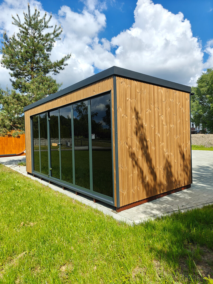 Finská venkovní sauna-Saunový domek Thermowood - 14