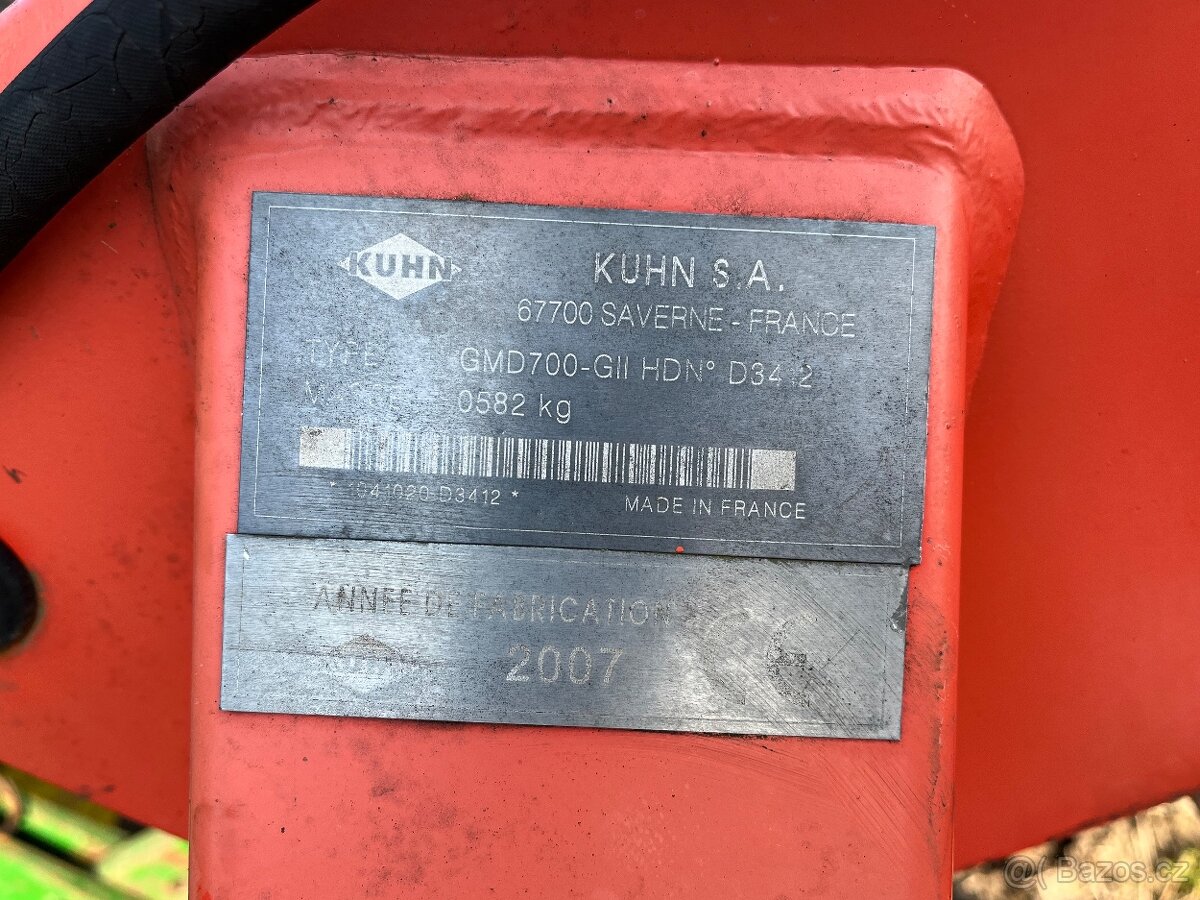 Disková sekačka Kuhn GMD 700 - G II HD - 14