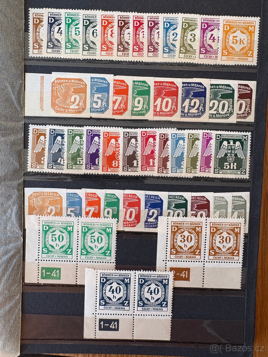 Sbírka známek z období Protektorátu a poválečného ČSR - 14