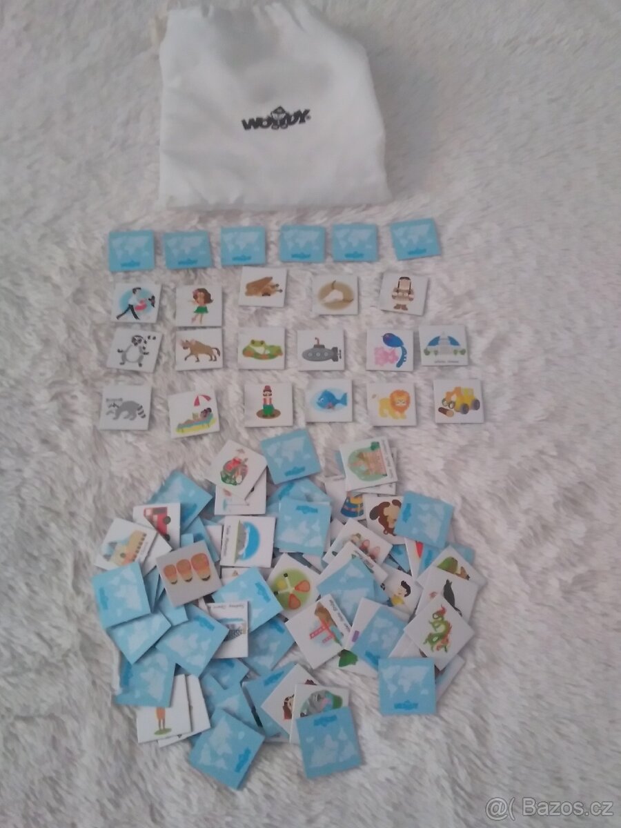 WOODY Magnetické puzzle Mapa Svět v obrázcích 2v1 - 14