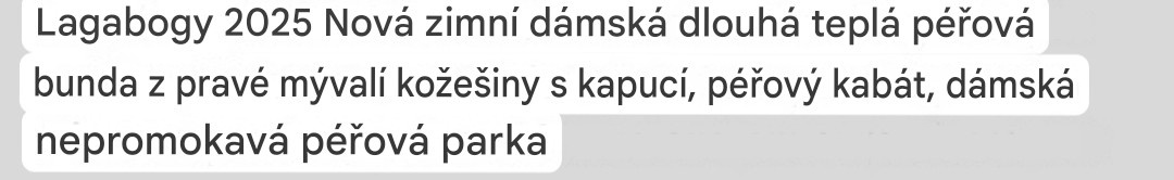 Prošívaný péřový kabát nový - 14