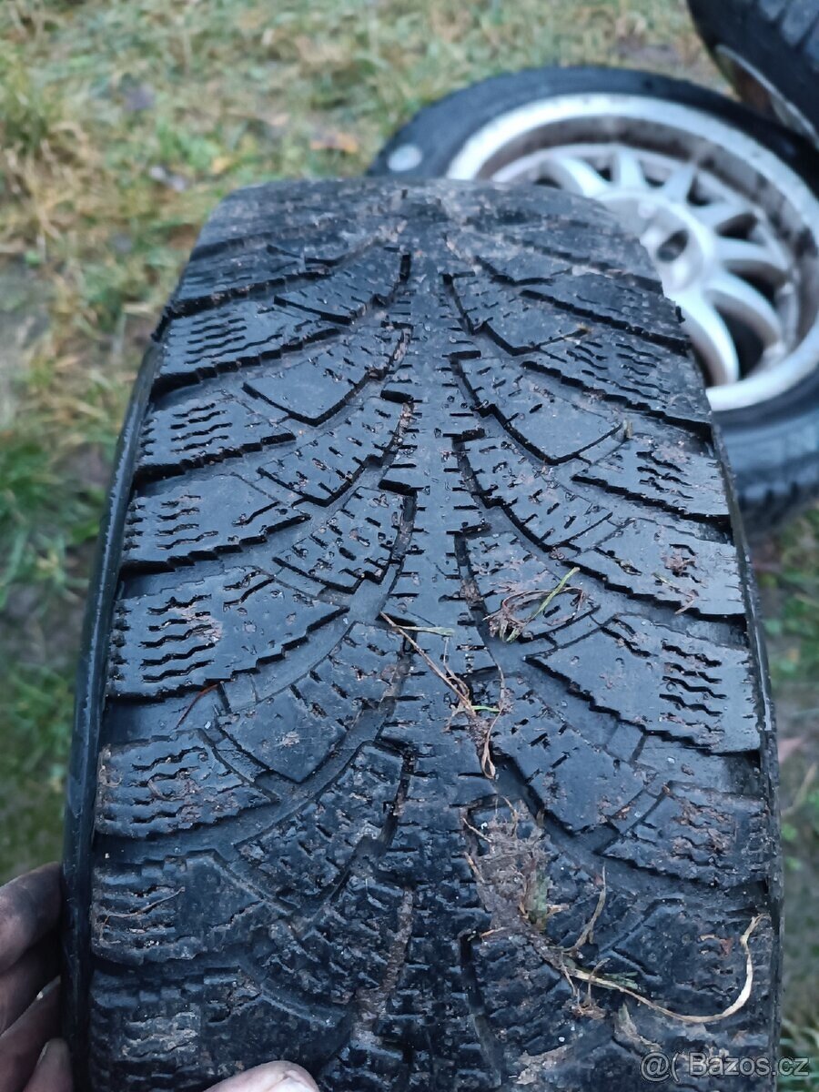 Hliníková dobová sada kol Strato 7x15" 4x100 zimní pneu - 14