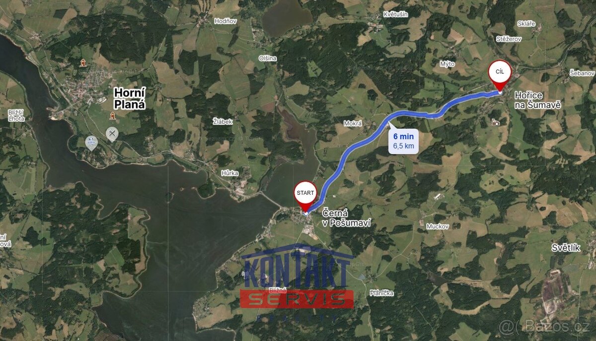 Prodej pozemku pro bydlení, 1 016 m² - Hořice na Šumavě - 14