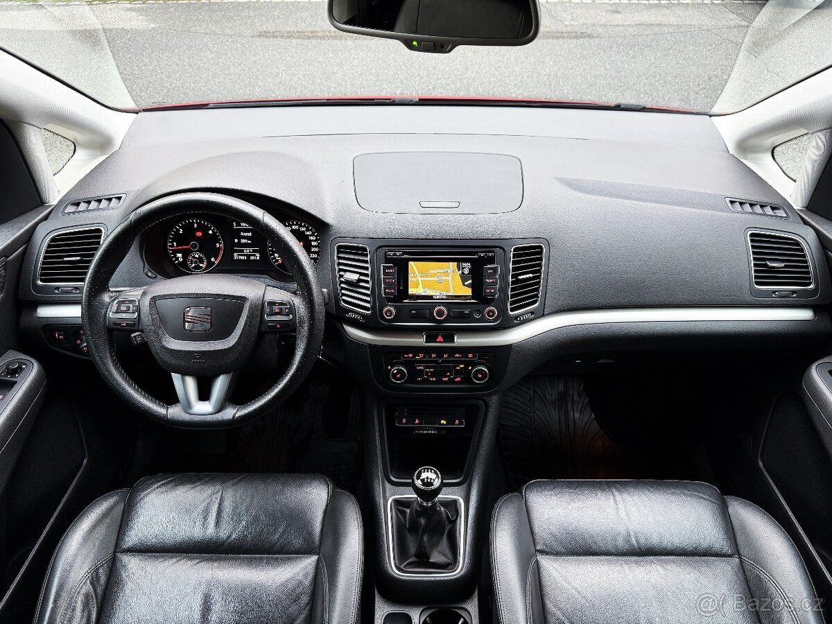 SEAT ALHAMBRA 2.0TDI XENONY, KŮŽE, TAŽNÉ, KAMERA, 7-MÍST, - 14