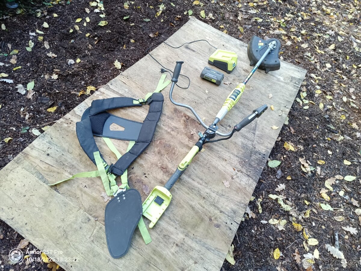 Akumulátorový křovinořez + sekačka RYOBI RBC36X26B - 14