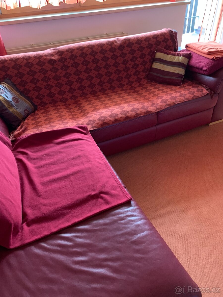 luxusní kožená sedačka zn. Natuzzi - 14