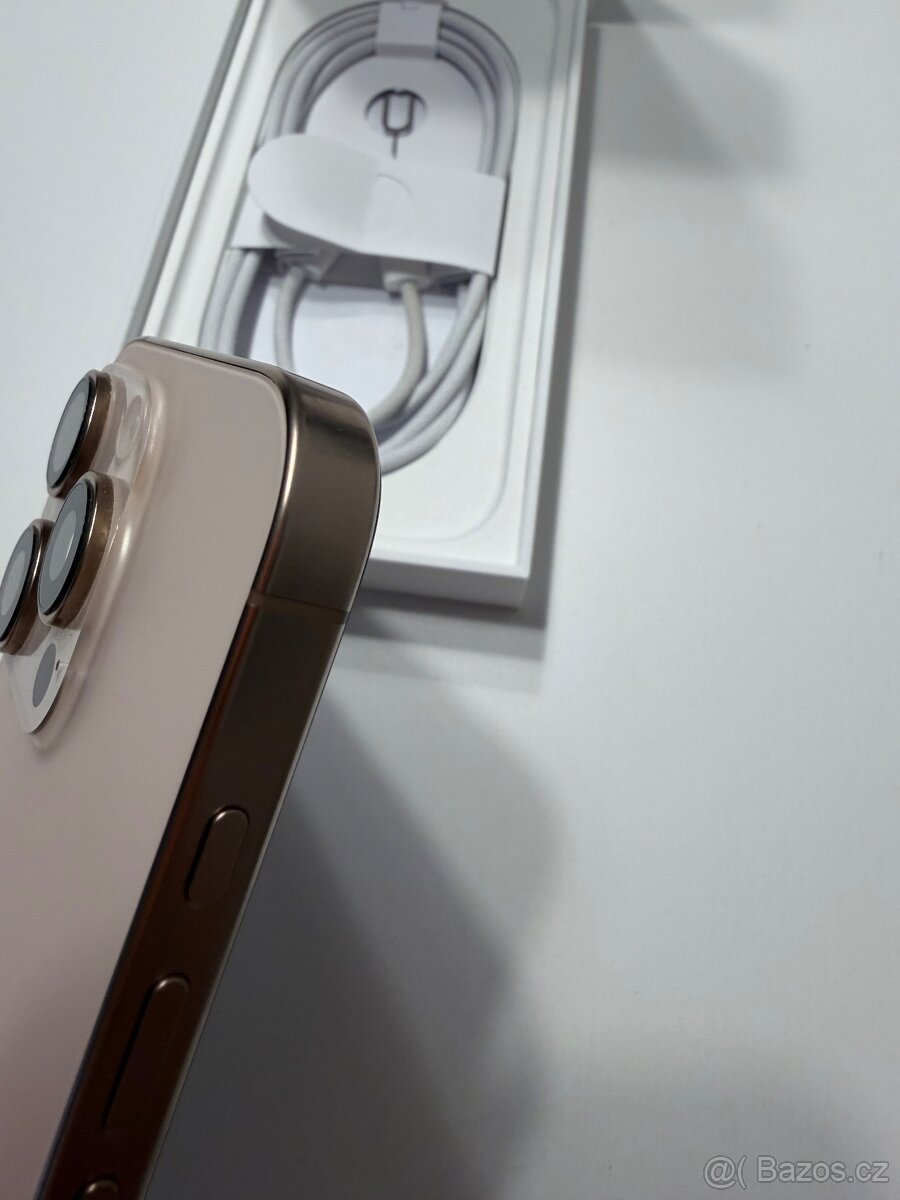 Prodám iPhone 16 Pro-Desert Titanium TOP STAV - 14