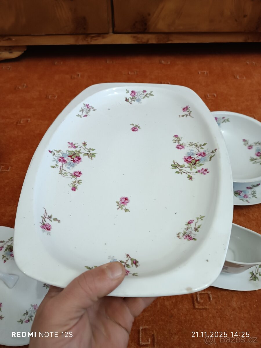 Karlovarský porcelán Epiag polévková mísa omáčník - 14