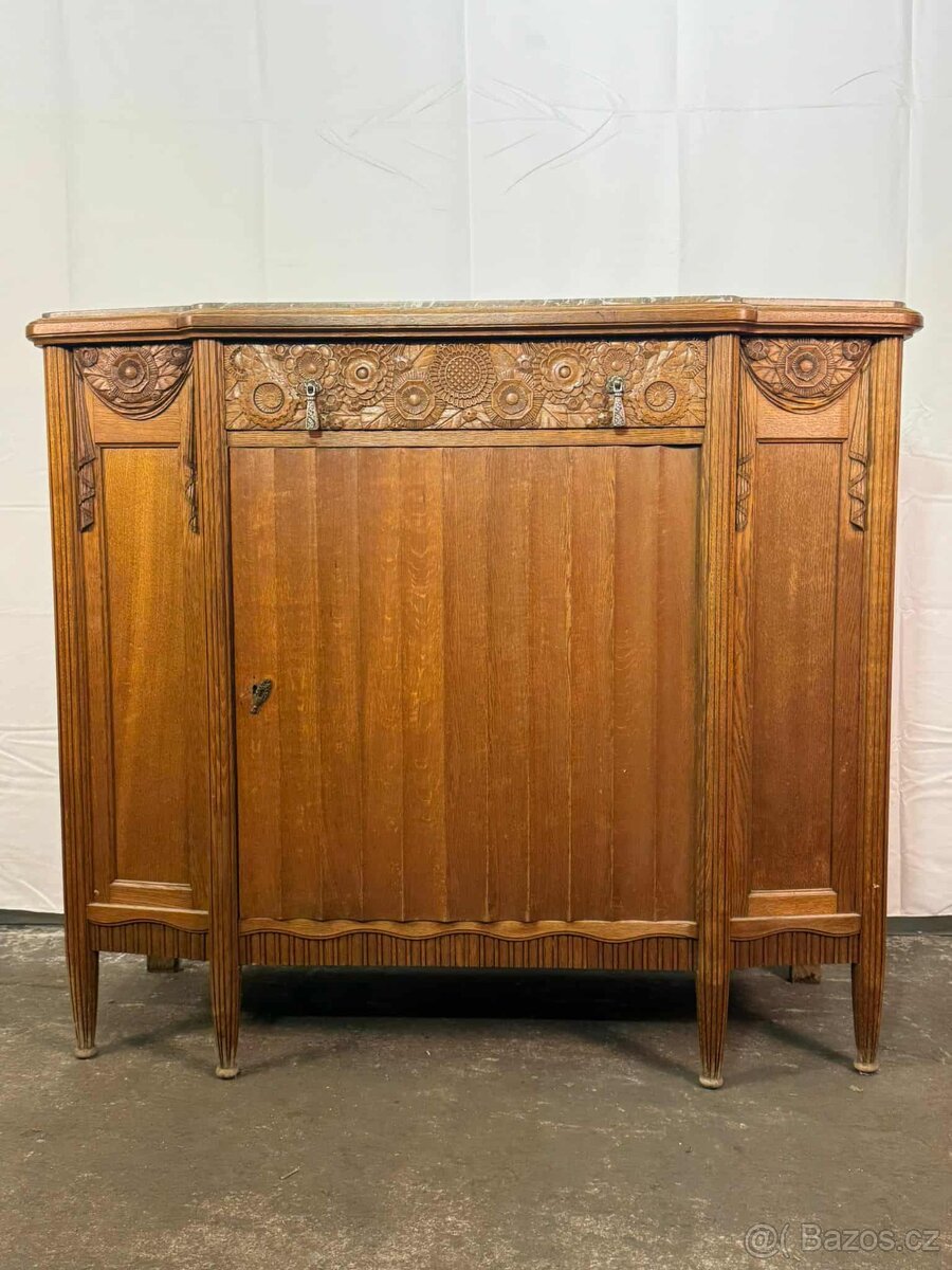 Art deco komoda s mramorem (134019) - 14