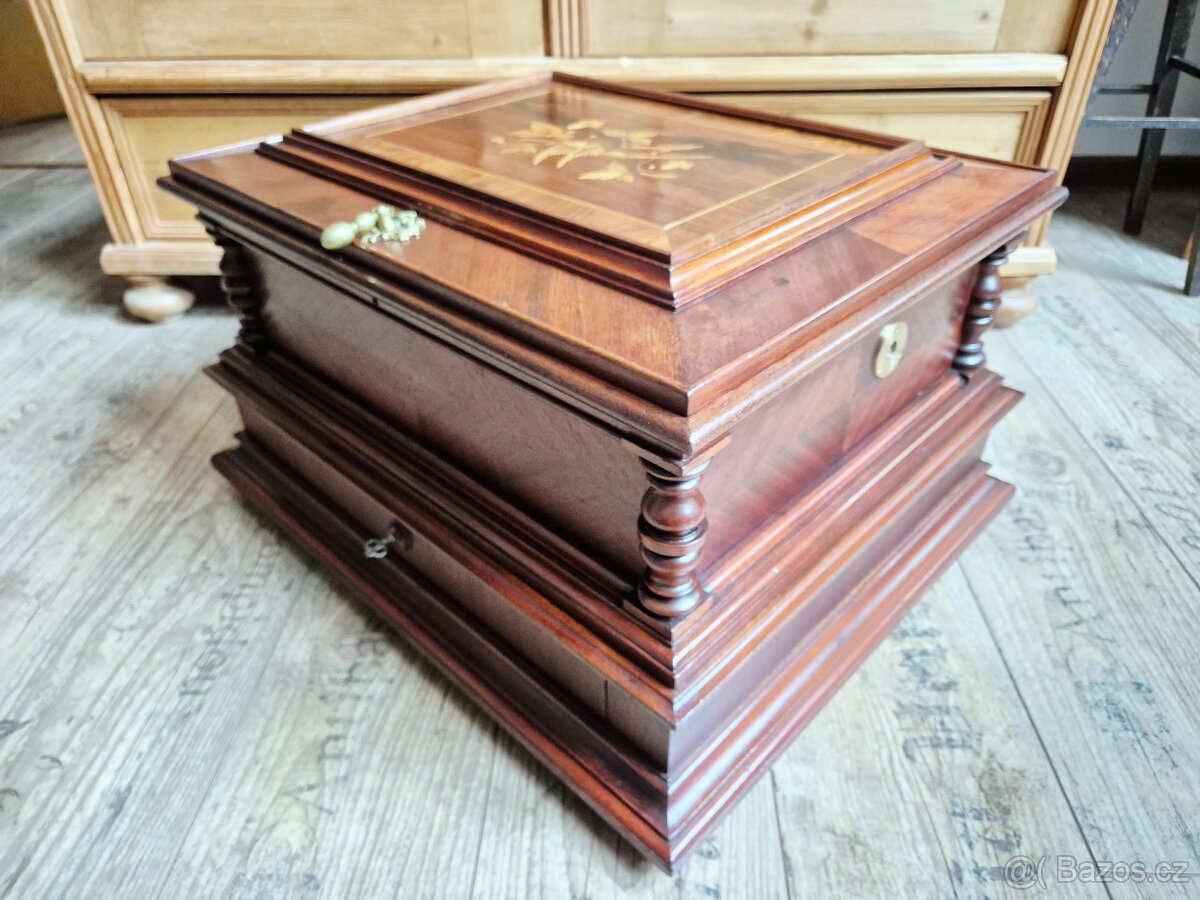 Velký starožitný Polyphon Solyphon Excelsior, 1895 - 14