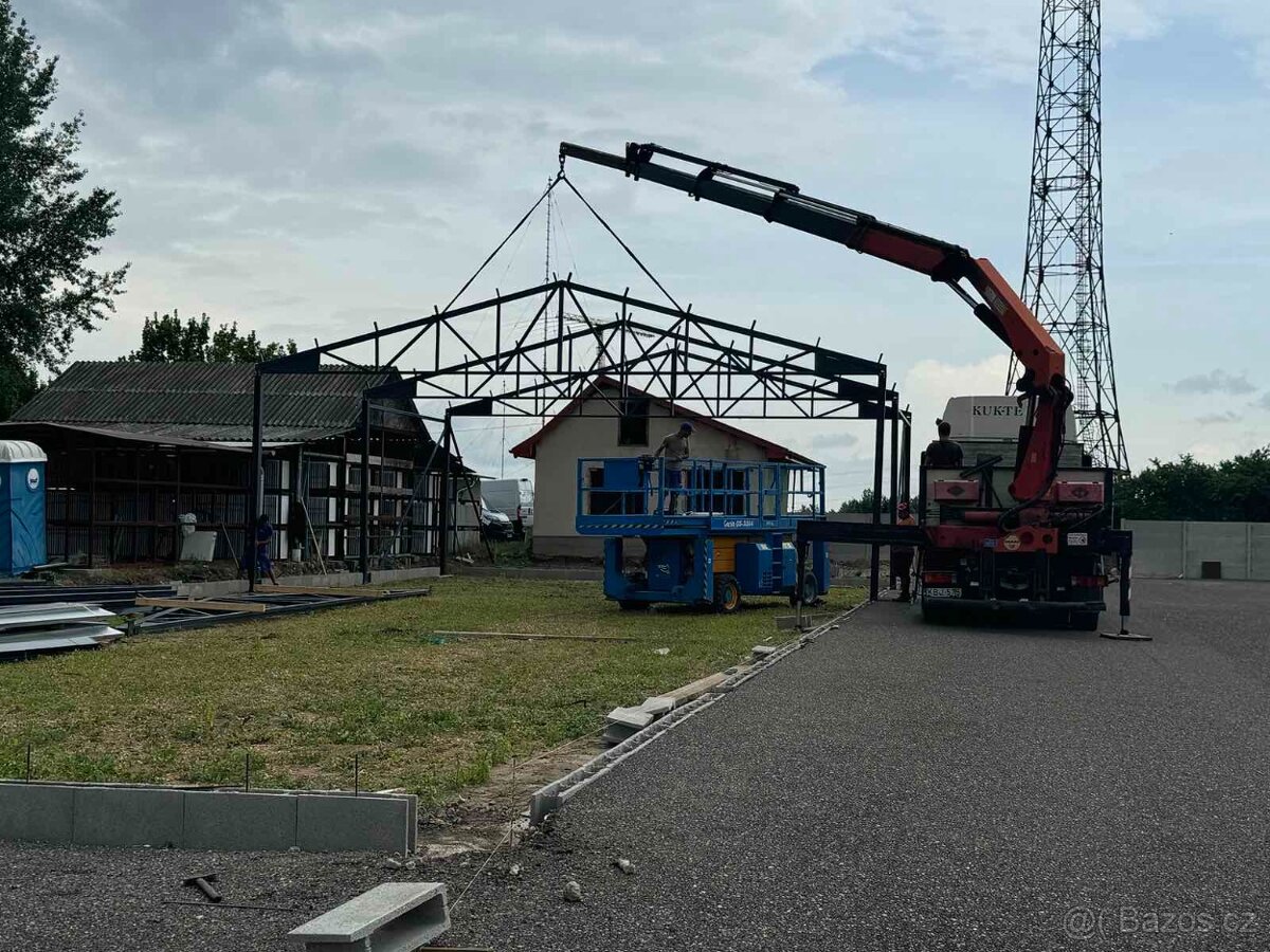 Konstrukce haly 12x30x6m - 14