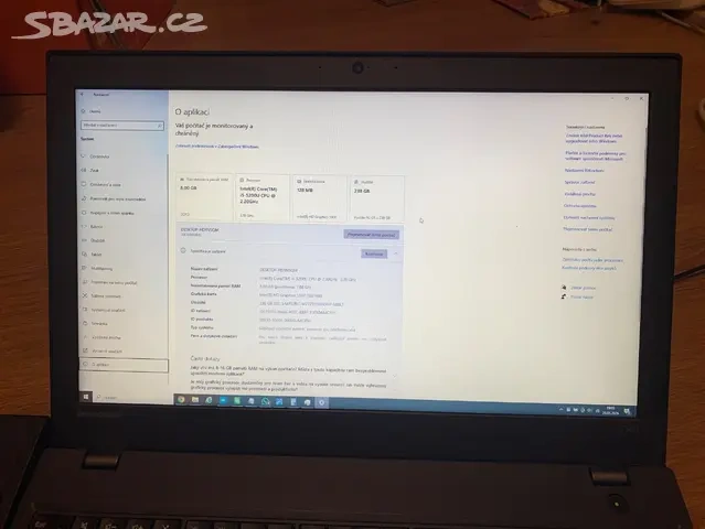 Notebook Lenovo ThinkPad T550 + dokovací stanice - 14