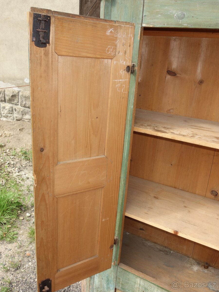Malovaná skříň, originál bez oprav - 14