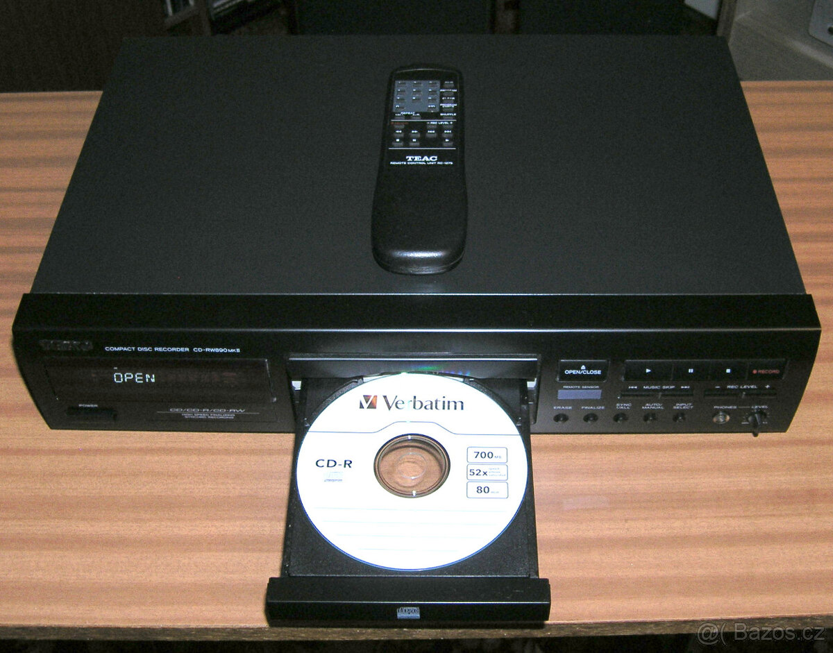 PRODÁM CD REKORDÉR TEAC RW-890MKII, NAHRÁVÁ I NA BĚŽNÁ CD-R - 14