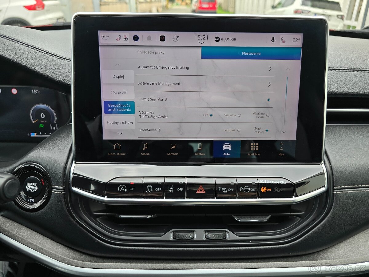 JEEP COMPASS 1,3 110kW LIMITED 2022 KAMERA NAVI KŮŽE ČR -DPH - 14