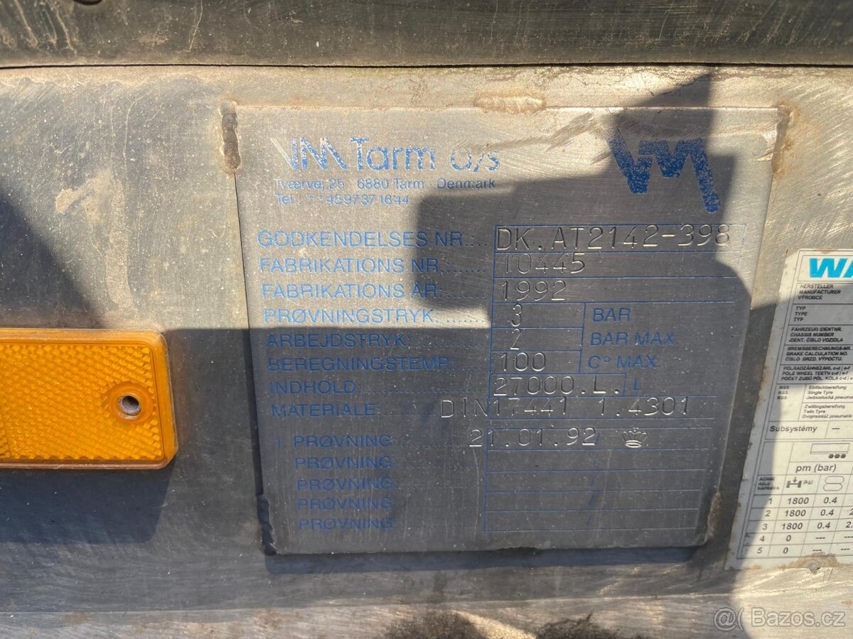 Prodám cisternu na pivo 27 000 l – VM Tarm (Dánsko) - 14