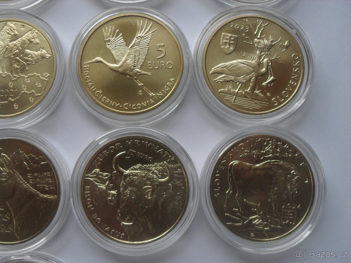 5 euro mince Slovensko - Fauna a flóra - 14