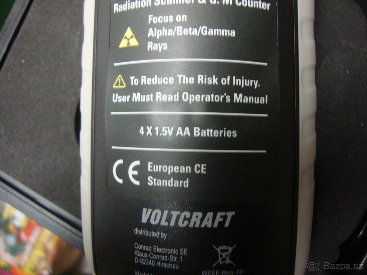 VOLTCRAFT RM-400 GEIGERŮV ČÍTAČ PRO KONTROLU RADIOAKTIVITY - 14