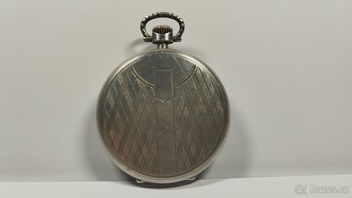 Staré pánské stříbrné kapesní hodinky DANUBIA WATCH - 14