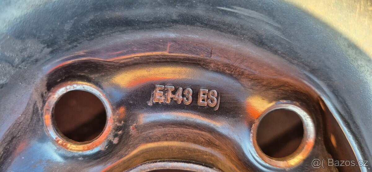 Plechové disky Škoda Fabia 2 5x100 6x15 ET43 195/55r15 letní - 14