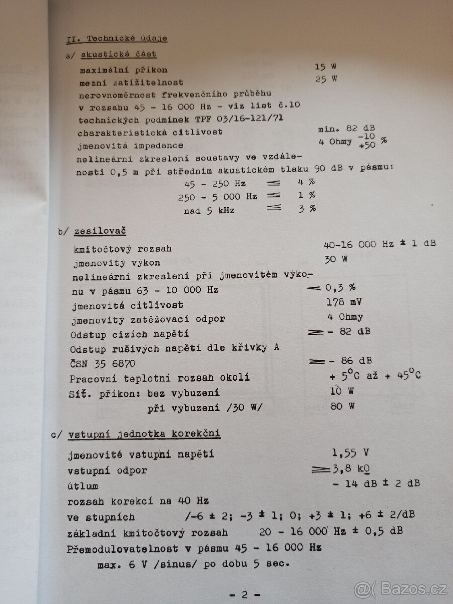 Reproduktory Tesla ARS 651 - 14