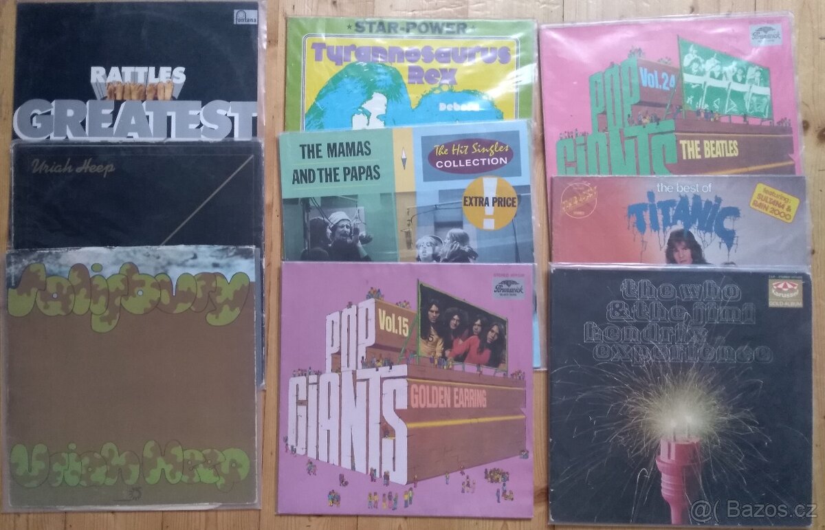 Prodám retro hudební skříň, gramofony a LP desky. - 14