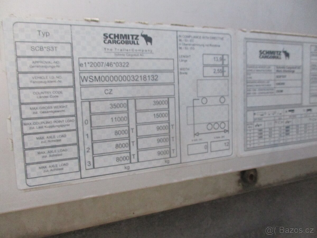 25272 Schmitz SPL 24/L - 13,62 E B plato - 14