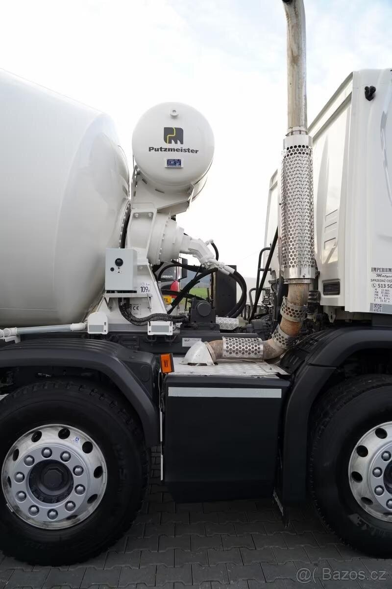 SCANIA P 410 XT 8x4 domíchávač PUTZMEISTER 9cbm - 14