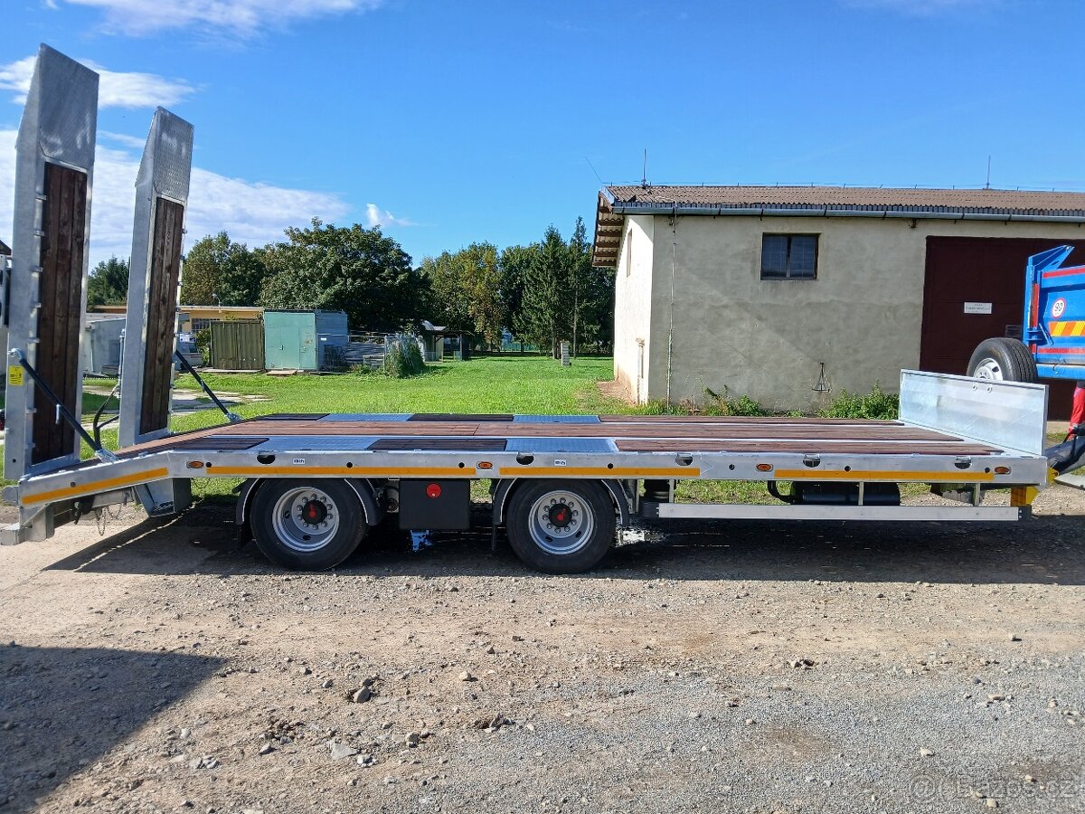 Přívěs na kompresor, vrtná souprava, harvestor, bagr, - 14