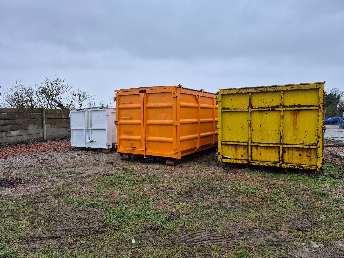 Kontejnery s otvírací střechou 3ks - 14