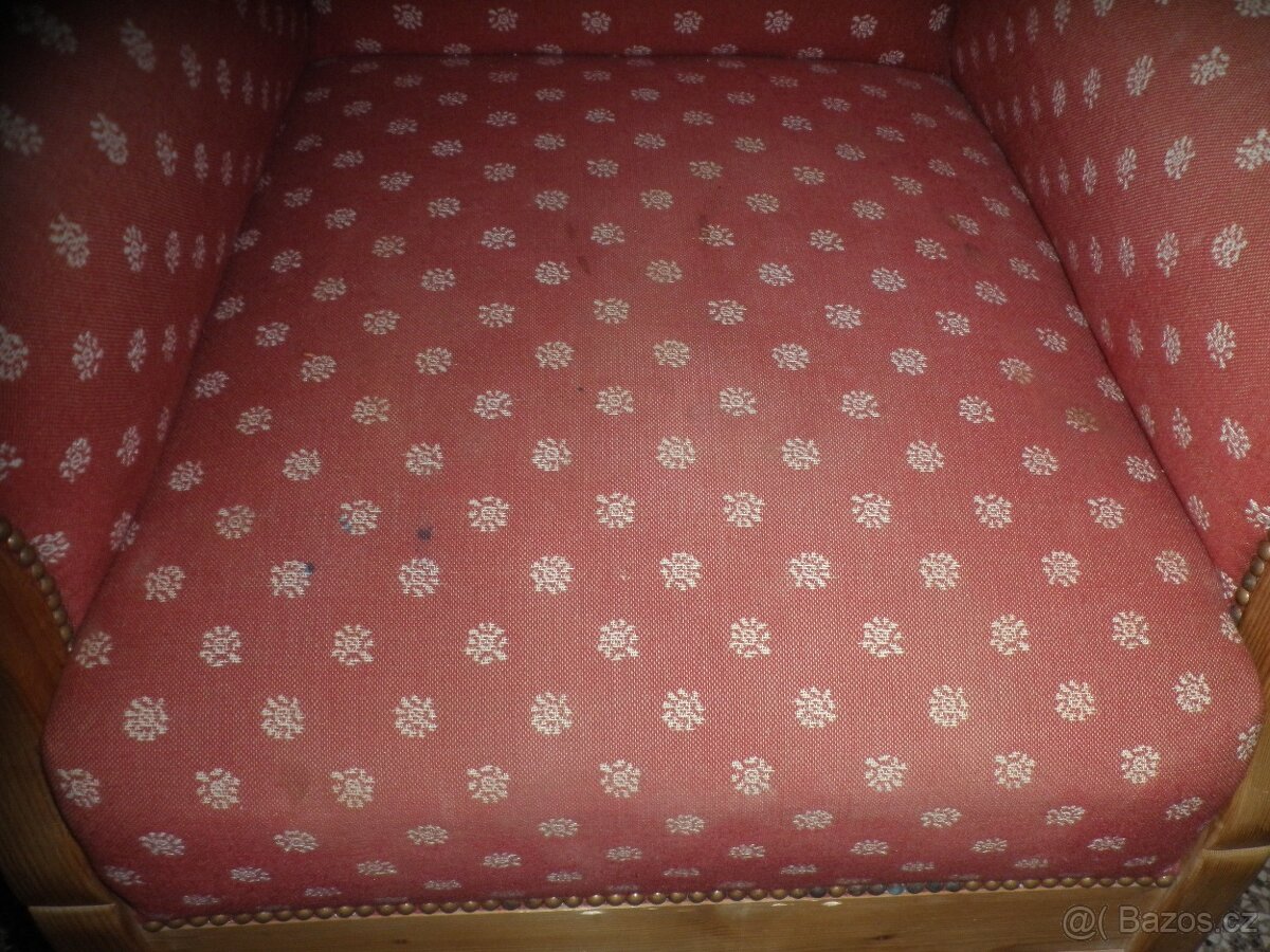 Rustikální sedačka + 2 křesla - 14